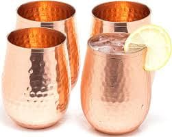 Copper Glass 4 Pcs
